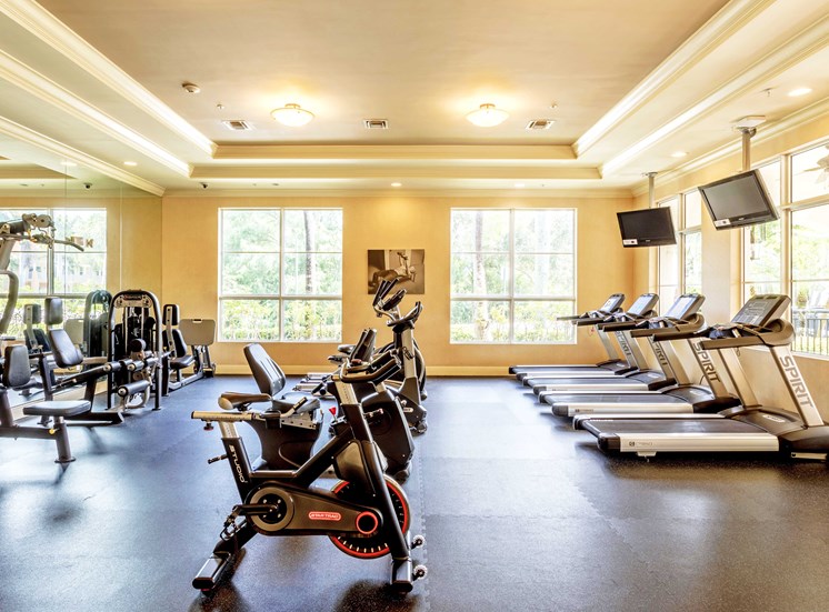 Vizcaya Lakes apartments in Boynton Beach, Florida has an exclusive 24 hour private fitness center.